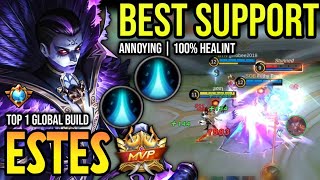 ESTES BEST BUILD 2023  BUILD TOP 1 GLOBAL ESTES GAMEPLAY  MOBILE LEGENDS✓ [upl. by Richard]