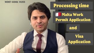 Processing time of Malta work permit application amp visa application mohitkamalvlogs [upl. by Aimas597]