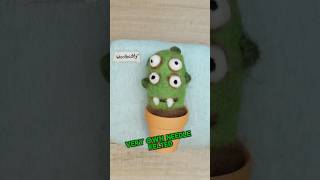 Easy Needle Felting Eye Plant Edition  A StepbyStep Guide diy needlefelting crafts stepbystep [upl. by Norval]