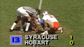 Syracuse vs Hobart 1986 lacrosse [upl. by Eytak236]