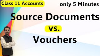 Difference between Source Documents and Vouchers  Source Documents vs Vouchers Meaning Types [upl. by Player]