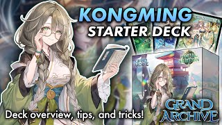 Kongming Starter Deck Overview amp Guide  Grand Archive TCG 🎐 [upl. by Garson]