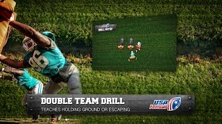 Miami Dolphins Defeating the Double Team drill [upl. by Reilly]