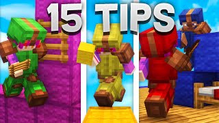 15 HIGH LEVEL Tips amp Tricks for Hypixel Bedwars 2023 Guide [upl. by Nettirb]