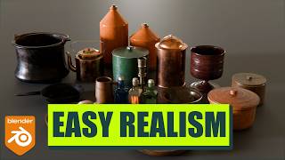 Realistic Materials Are Easy In Blender [upl. by Gurevich159]