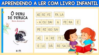 Textos curtos para aprender a ler  O Peru de peruca Aprendendo a ler em casa  Ensinando meu filho [upl. by Nyrb]