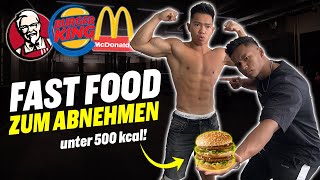 GESUNDE FAST FOOD CHALLENGE  Abnehmen mit McDonald’s Burger King amp Co [upl. by Beller35]