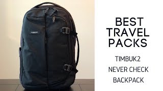 Best Work Travel Packs Timbuk2 Never Check Expandable Backpack Review [upl. by Euqinmod282]