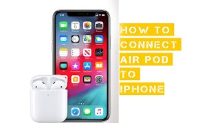 How to connect your apple AirPod to iphone [upl. by Nylirehc]