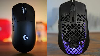 Logitech Pro X Superlight vs SteelSeries Aerox 3 [upl. by Greabe]