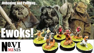 Unboxing and Painting Ewoks Fast [upl. by Velleman]