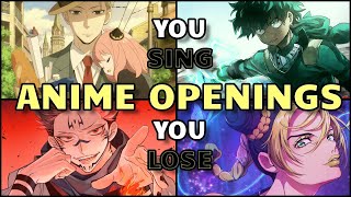 Try Not To Sing or Dance🚫🎤  🎵 Anime Opening Edition 2 🎵 [upl. by Eiahpets]