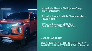 Mitsubishi Strada Athlete TVC 60s feat Brandon quotThe Truthquot Vera 2020 [upl. by Rouvin]