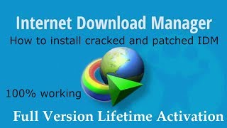 How to install cracked IDM full version [upl. by Odey]