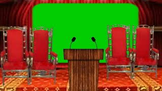 green screen stage background american president speech green screencreaterstemplateyoutube [upl. by Elmaleh723]