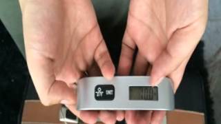 Camry 110lb Luggage Scale Video Review [upl. by Nathanson]