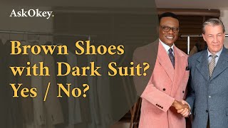 Brown Shoes with Dark Suit Yes  No [upl. by Wescott]