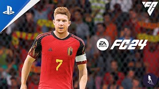 FC 24  Belgium Vs Italy l International Friendly l GamePlay Ps4pro [upl. by Ayna]