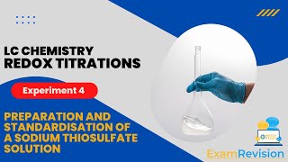 N10 Sodium Thiosulfate Solution Preparation and Standardization with K2Cr2O7  Iodometric titration [upl. by Bikales]