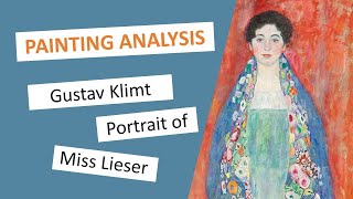 ART SENSATION PAINTING FOUND Gustav Klimt Portrait of Miss Lieser  30 Mio €  Secrets amp Analysis [upl. by Randa931]