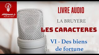 Les Caractères Livre 6 Des biens de fortune livre audio bac Français [upl. by Aititil]