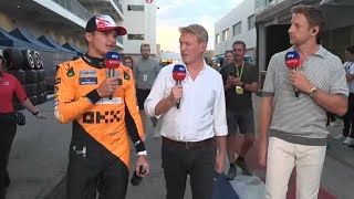 Lando Norris One of my best qualifying  Post Qualifying Interview US GP 2024 [upl. by Philipines910]