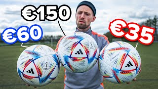 CHEAP vs EXPENSIVE World Cup ball  what should you buy [upl. by Suruat]