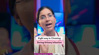 Right way to Cleaning During Urinary Infection urinaryinfection females short [upl. by Killy753]