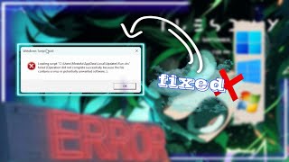 Fix can not find script file StartupCheckvbs in Windows1110إصلاح عدم العثور على ملف البرنامج النصي [upl. by Ehcnalb]