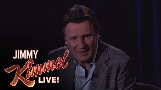 Liam Neeson Threatens a Fan on Jimmy Kimmel Live [upl. by Marcella]