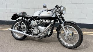 Triton Cafe Racer 650cc 1960  For Sale at We Sell Classic Bikes [upl. by Nrevel]