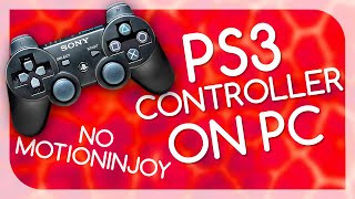 How to Connect PS3 Controller to PC No Motioninjoy  TUTORIAL [upl. by Namrej]