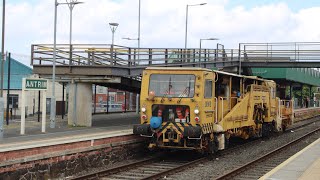 Plasser amp Theurer Tamper 08N8 seen at Antrim 040624 [upl. by Okechuku110]