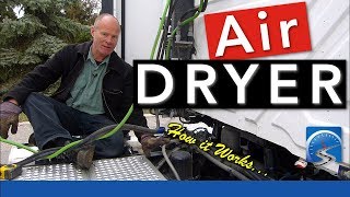 How the Air Dryer Works to Pass CDL Air Brake PreTrip Inspection Test [upl. by Deeas]