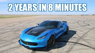 Building a Widebody Corvette C7 In 8 Minutes [upl. by Fesoj]