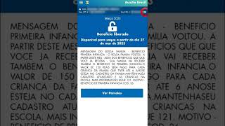 GOVERNO EMITE COMUNICADOS NO APP DO CAIXA TEM  BOLSA FAMÍLIA TURBINADO R600R150 PAGOS EM MARÇO [upl. by Esyned]