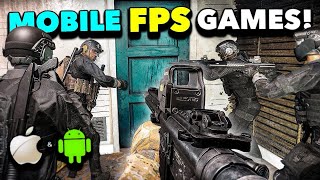 TOP 10 MOBILE FPS GAMES WORTH PLAYING IN 2024 [upl. by Anivle]