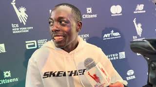 Edward Cheserek ready for marathon debut in New York [upl. by Welles]