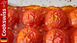 Gebackene Tomatensauce  Einfach und super schnell im Ofen zubereitete Tomatensoße [upl. by Kline]