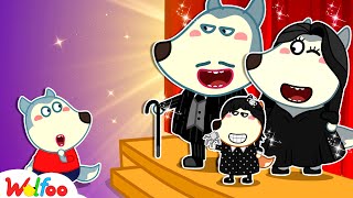 My Family is Wednesday Addams  Wolfoo Family Stories for Kids 🤩 WolfooCanadaKidsCartoon [upl. by Werra]