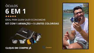 Óculos modelo masculino VÁRIAS LENTES em UMA ARMAÇÃO [upl. by Aon]