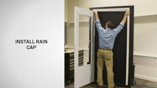 Installing Storm Doors with the 2Hour Easy Installation System  Andersen Windows [upl. by Ilat783]