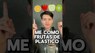 COMO FRUTAS DE PLÁSTICO asmr shorts asmrvideo food [upl. by Feldman234]