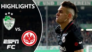 Frankfurt nets late goal to keep Gruether Furth winless  Bundesliga Highlights  ESPN FC [upl. by Nickolas]