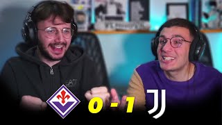 LANNO DELLO SCUDETTO TROPPO SUPERIORI MAI IN DIFFICOLTÀ  FiorentinaJuve 01 REACTION [upl. by Blanca]