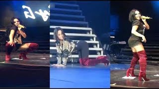 Becky G se descontrola cantando Mayores ft Bad Bunny Vivo Live [upl. by Anaujat712]