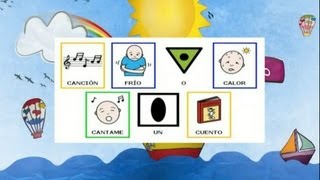 Frío o Calor estaciones del año canción infantil con pictogramas [upl. by Devora]