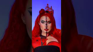 Red amp Queen of Hearts ♥️♠️ descendants disney cosplay makeup makeupartist [upl. by Acebber474]