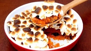 Sweet Potato Casserole with Marshmallows  The Frugal Chef [upl. by Publia]