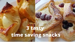 Puff pastry snacks recipe ideas [upl. by Udella]